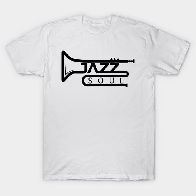 TRUMPET : THE SOUL OF JAZZ MUSIC T-Shirt by LAVA-ROMA-NOVA
